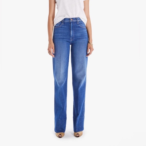 MOTHER The Maven Wide Hem Heel Jeans